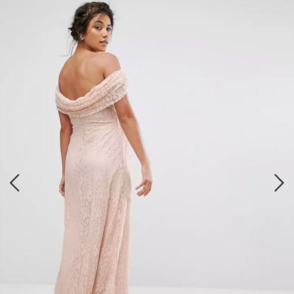 ASOS Maternity Queen Bee Lace Maxi Dress
